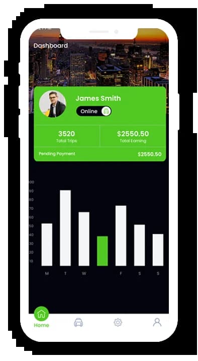 On-Demand Delivery App mobile view