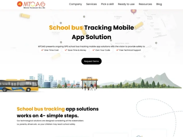 School Bus Tracking Mobile App Solution